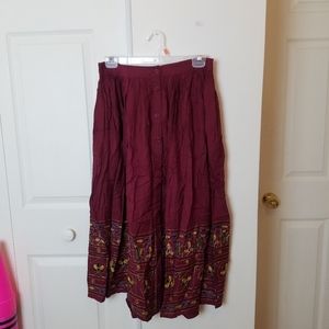 Smithsonian Institution Festival Embroidered Skirt